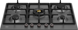Bertazzoni כיריים גז 75 ס"מ ברטזוני דגם P755CPRONE שחור מט