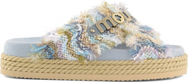 Mou Bounce כפכפי Mou Criss-Cross Sandal נשים - מו - Multicolor