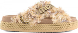 Mou Bounce כפכפי Mou Criss-Cross Sandal נשים - מו - Multicolor