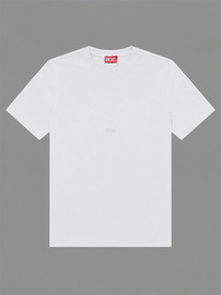 DIESEL חולצת טישירט קצרה דיזל Small Logo גברים - דיזל - White