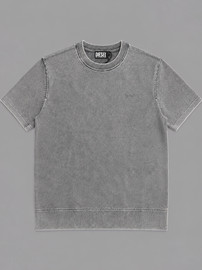 DIESEL חולצת טישירט קצרה דיזל Small Logo גברים - דיזל - Grey