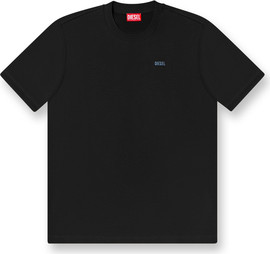 DIESEL חולצת טישירט קצרה דיזל Small Print גברים - דיזל - Black