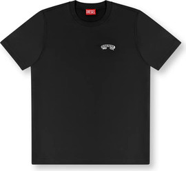 DIESEL חולצת טישירט קצרה דיזל Side Logo גברים - דיזל - Black