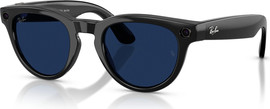 Meta משקפי שמש חכמים Ray-Ban Meta Headliner Gen 2 RW4013 עם עדשות Transitions® Clear/Sapphire ומסגרת שחור מבריק בגודל 50-23