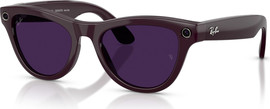 Meta משקפיים חכמים Ray-Ban Meta Skyler GEN 2 RW4014 52-20 בצבע Shiny Mystic Violet עם עדשות Clear/Amethyst Transitions®