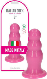 SCALA פלאג אנאלי מדורג עם בסיס יניקה –  Olmo Pink 6 ,ורוד