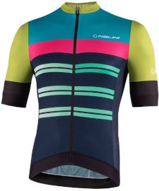 Nalini חולצה לרכיבת אופניים לגברים SEATLE JERSEY כחול כהה קלילה ומנדפת מאוד M NALINI