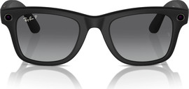 Meta משקפי שמש חכמים Ray-Ban Meta Wayfarer RW4008 בצבע Matte Black עם עדשות Polar Gradient Graphite