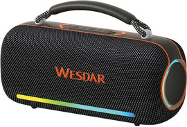 Wesdar רמקול Bluetooth עוצמתי 100W RMS עמיד למים IPX5