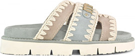 Mou Bounce כפכפי Mou Bio Sandal Bicolor נשים - מו - Grey