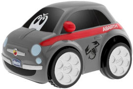 Chicco מכונית מיני פיאט ABARTH מונעת על קפיץ עם אפקטים קוליים