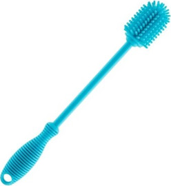 Chicco מברשת סיליקון לניקוי בקבוקי תינוק - ללא שריטות