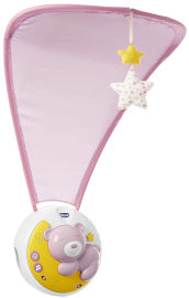 Chicco מובייל מקרין לתקרה אור ירח וכוכבים