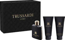 TRUSSARDI UOMO סט א.ד.ט + ג'ל רחצה + אפטר שייב לגבר