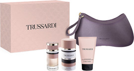 TRUSSARDI FEMININE FEM סט א.ד.פ + תחליב גוף + תיק מהודר
