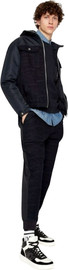 ARMANI EXCHANGE מעיל Armani Exchange לגברים דגם Jacquard Camou