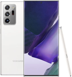 SAMSUNG לבן Samsung Galaxy Note 20 Ultra 5G 256G 12RAM טלפון סלולרי