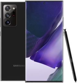 SAMSUNG שחורSamsung Galaxy Note 20 Ultra 5G 256G 12RAM טלפון סלולרי