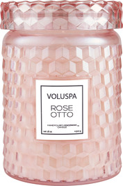 VOLUSPA נר ריחני בצנצנת זכוכית‏ 510 גרם - Rose Otto