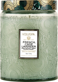 VOLUSPA נר ריחני בצנצנת זכוכית 510 גרם - French Cade & Lavender