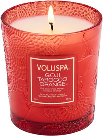 VOLUSPA נר ריחני בצנצנת זכוכית 255 גרם Goji Tarocco Orange - XXV