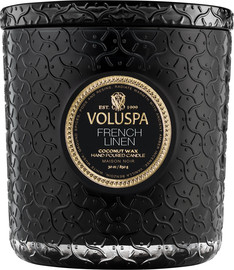 VOLUSPA נר ריחני בצנצנת זכוכית‏ 850 גרם - French Linen