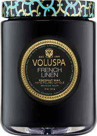 VOLUSPA נר ריחני בצנצנת זכוכית‏ 510 גרם - French Linen