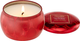 VOLUSPA נר ריחני בקופסת פח - Cherry Gloss