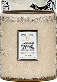 VOLUSPA נר ריחני בצנצנת זכוכית 510 גרם - Jasmine Midnight Blooms