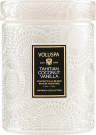 VOLUSPA נר ריחני בצנצנת זכוכית 156 גרם - Tahitian Coconut Vanilla