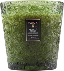 VOLUSPA נר גדול 3 פתיליות‏ 1070 גרם - Temple Moss