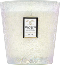 VOLUSPA נר גדול 3 פתיליות‏ 1070 גרם - SPARKLING CUVÉE