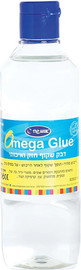 אומגה דבק פלסטי שקוף 900 גרם