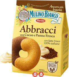 Teimim Abbracci cocoa milk איטלקיות אבארצ׳י עוגיות עם קקאו ושמנת