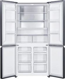 זק"ש מקרר 4 דלתות זכוכית שחורה זק"ש Sachs RFK-6500 -מדחס אינוורטר! כולל מפסק שבת לתאורה!