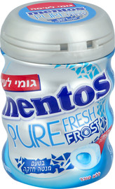 מנטוס מסטיק מנטוס ללא סוכר פיורפרש בטעם פרוסט מנטה חזקה