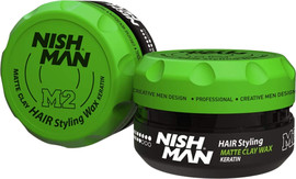 NISHMAN חימר עיצוב שיער של Nish Man מסדרה M2 בנפח 100 מל