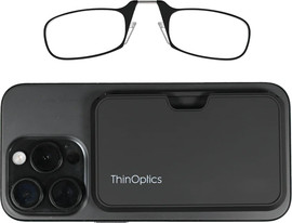 Thinoptics קריאה משקפי קריאה בצבע שחור עם נרתיק  ®MagSafe שחור
