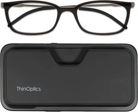 Thinoptics קריאה משקפי קריאה Connect בצבע שחור עם נרתיק ®MagSafe שחור