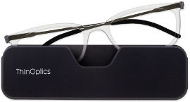 Thinoptics משקפי קריאה מוכנים קונקט מסגרת שקופה