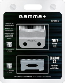 Gamma Piu סכין ופלטה מסוג taper למכונת תספורת דירוג של gamma pi&amp;#249; דגם GP539S