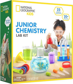 National Geographic ערכת מעבדת כימיה מדעית לצעירים 25 ניסויים