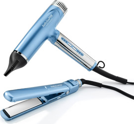 BaByliss PRO סט מחליק מקצועי + מייבש שיער בייביליס פרו Babyliss Pro BNTPP79