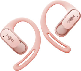 Shokz אוזניות ספורט אוזן פתוחה אלחוטיות Shokz OpenFit Air בצבע ורוד