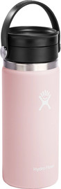 Hydro Flask בקבוק תרמי מנירוסטה עם פיית SIP רחבה 473 מל מבית Hydro Flask – ורוד פסטל