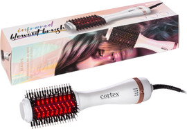 Cortex BEAUTY מברשת פן חשמלית אינפא רד Infrared קורטקס צבע לבן