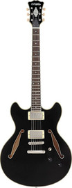 D'angelico גיטרה רבע נפח EXCEL DC TOUR SOLID BLACK