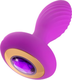 blush פלאג אנאלי רוטט מעוטר באבן אמטיסט Charm