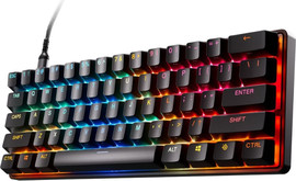 SteelSeries מקלדת גיימינג מכאנית חוטית SteelSeries Apex Pro Mini Gen 3 בגודל 60% עם מתגים מגנטיים מהירים Steelseries Apex Pro Gen 3 Mini