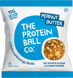 The Protein Ball Co כדורי חלבון וויטמין בטעם חמאת בוטנים